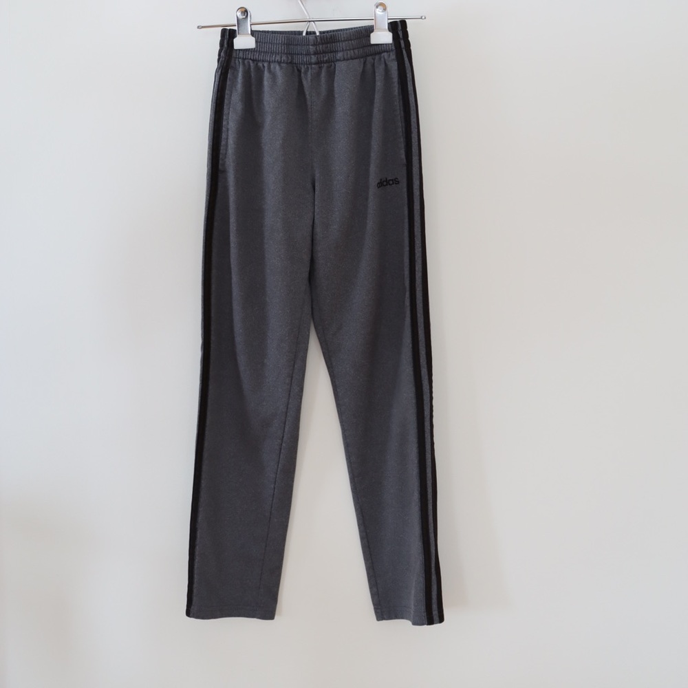 Adidas boys size 10/12 grey sweatpants
